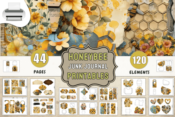 Download Honeycomb Junk Journal Printables - Premium Bundle