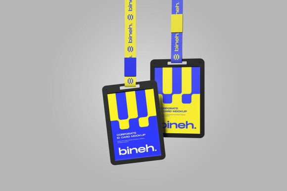 Download High Quality ID Card Lanyard Mockup - High quality Collection